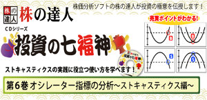 株の達人CDシリーズ第6巻 オシレーター指標の分析〜ストキャスティクス編〜