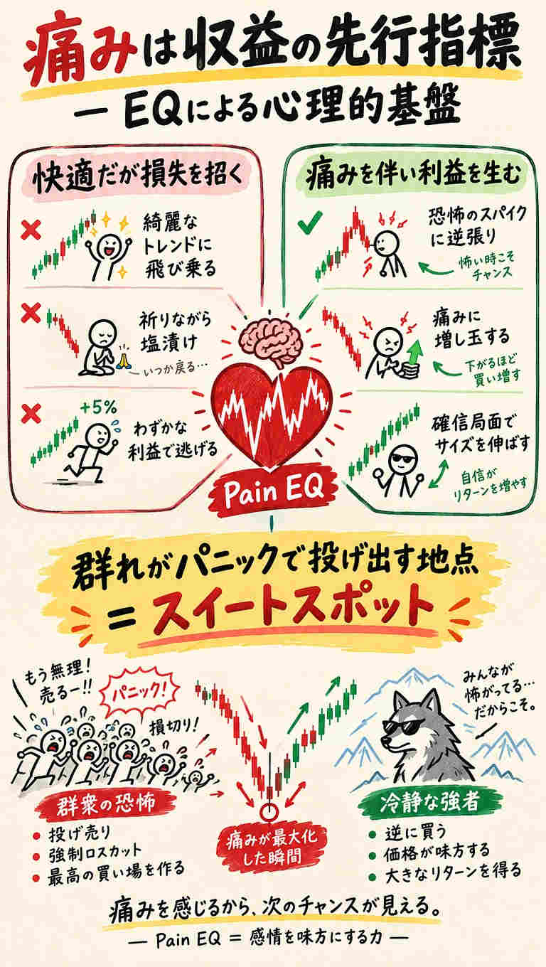 痛みは収益の先行指標 EQによる心理的基盤
