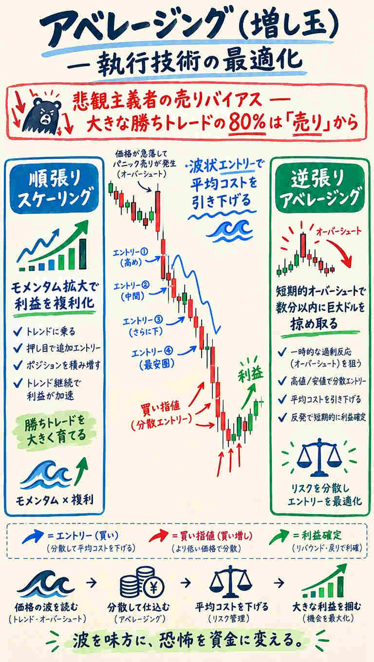 アベレージング(増し玉)執行技術の最適化